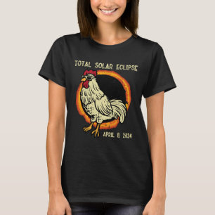 T-shirt Rooster Total Solaire Eclipse 2024 Avril 8 Hommes 