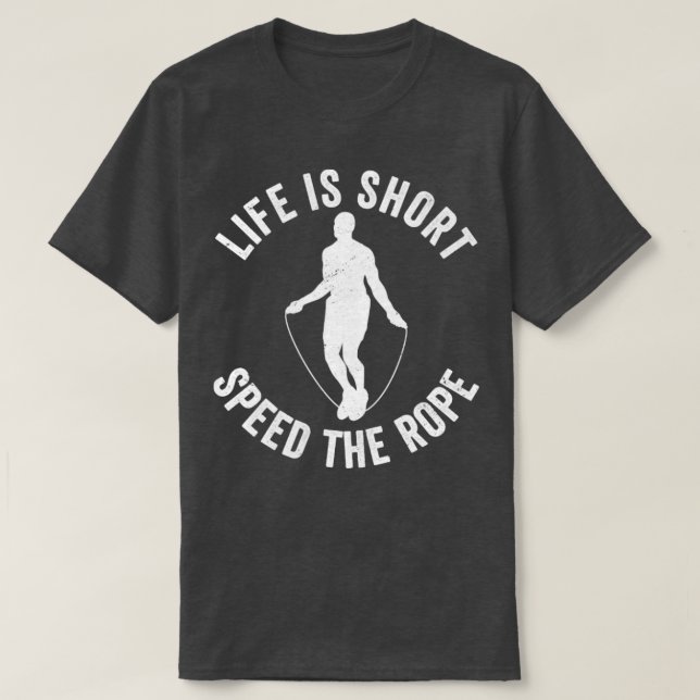 T-shirt Rope de saut amusant 7 (Design devant)