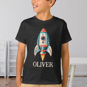 T-shirt Roquette cartonnante personnalisée