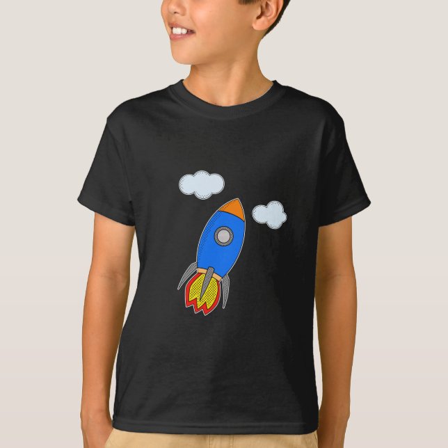 T-shirt Roquette de dessin (Devant)