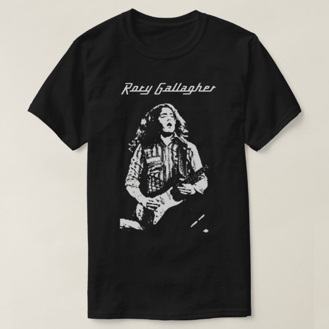 T-shirt Rory Gallagher - Se souvenir du meilleur musicien  (Design devant)