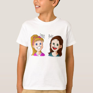 T-shirt rosâtre et d'arachide