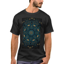 Rose Boho Gold Vert Mandala