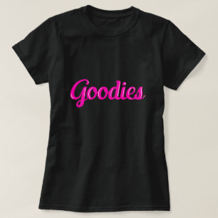 T-shirt Rose BONBONS Type Typographie Rétro Fantaisiste