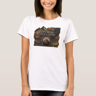 T-shirt Rose Clair LÈVE-TOI PARLE PLUS TARD Art Porter