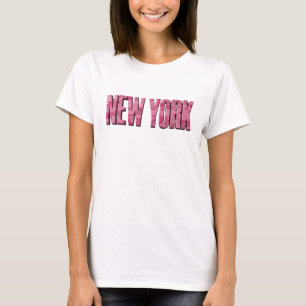 T-shirt Rose Classique NEW YORK Art à Porter