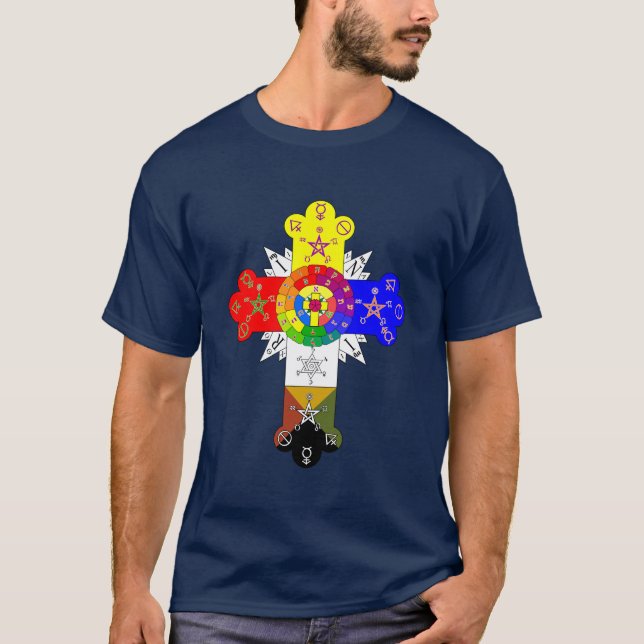 T-shirt Rose-Croix maçonnique (Devant)