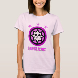 T-shirt rose de Babydoll de Diabolichix