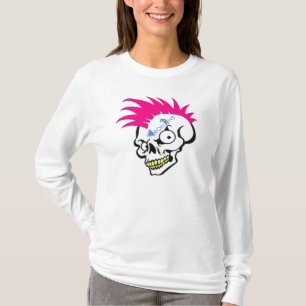 T-shirt Rose de crâne