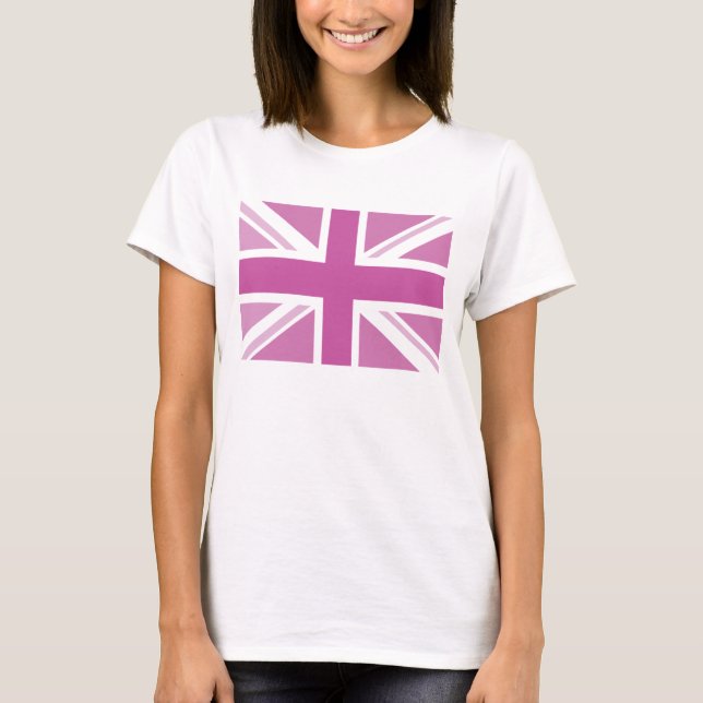 T-shirt rose de cric des syndicats (Devant)