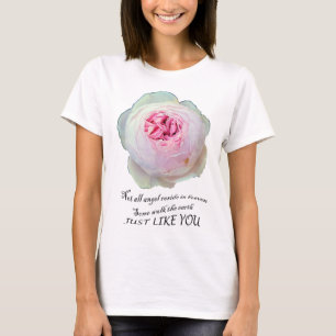 T-shirt Rose de jardin anglais Earth Angel jardinage rose