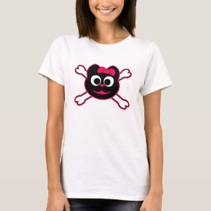 T-shirt Rose de Kitty de crâne