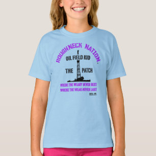T-shirt Rose d'ENFANT de GISEMENT DE PÉTROLE