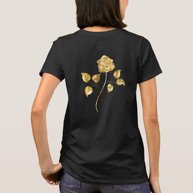 T-shirt Rose d'or ( rose d'or ) (Dos)