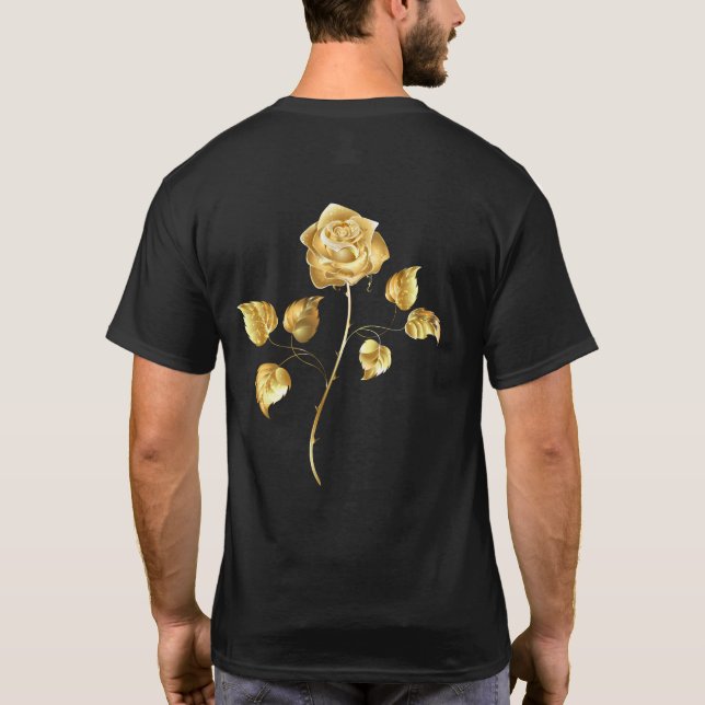 T-shirt Rose d'or ( rose d'or ) (Dos)