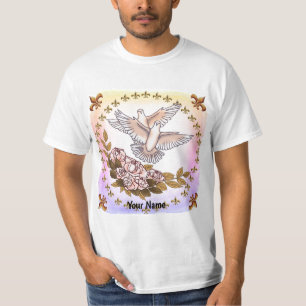 T-shirt Rose Doves