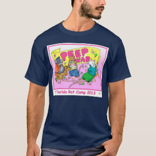 T-shirt Rose du camp 2013 de rat de la Floride