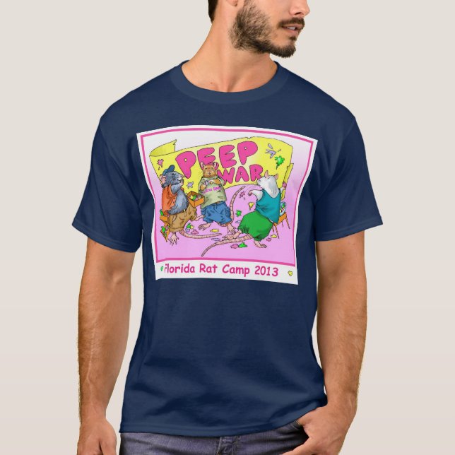 T-shirt Rose du camp 2013 de rat de la Floride (Devant)