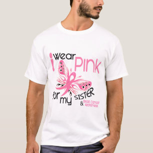 T-shirt ROSE d'USAGE du cancer du sein I POUR MA SOEUR 45