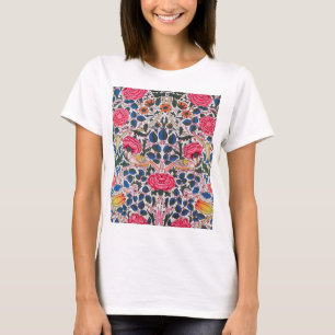 T-shirt Rose et Bird, William Morris
