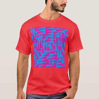 T-shirt Rose et bleu