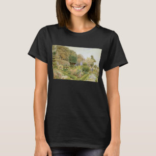 T-shirt Rose et rose par Elgood, Jardin anglais Vintage
