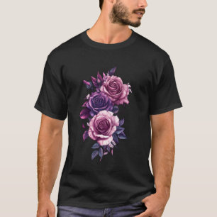 T-shirt Rose Fleur Rose Botaniste Jardin Fleur Rose