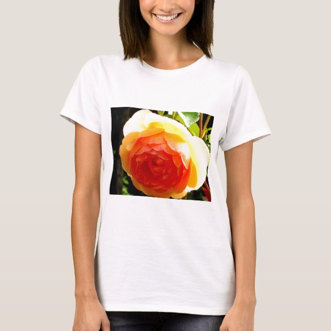 T-shirt Rose jaune (Devant)