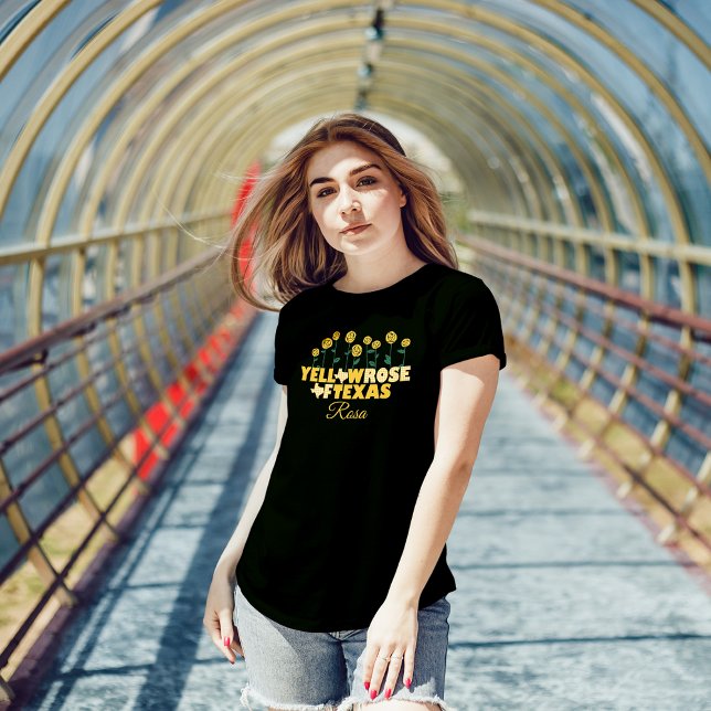 T-shirt Rose jaune du Texas - Jardin Rose (Créateur téléchargé)