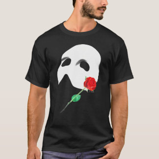 T-shirt Rose Masque Officiel "Fantôme De L'Opéra"