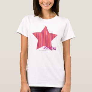 T-shirt Rose mince 4 de rayures