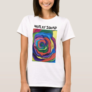 T-shirt Rose multicolore avec identité descriptive