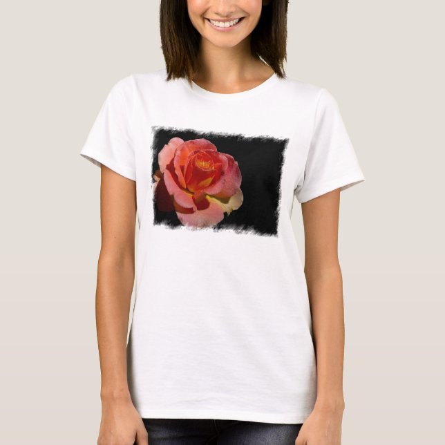 T-shirt Rose orange 2 (Devant)