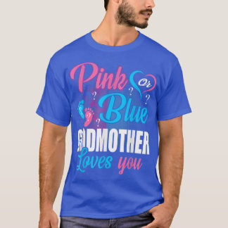 T-shirt Rose Ou Bleu Godmère Vous Aime Genre Bébé Revea