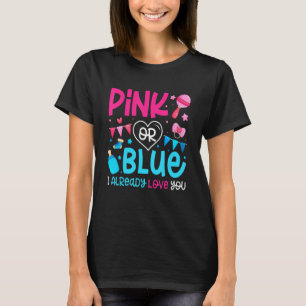 T-shirt Rose ou Bleu Je t'aime déjà Annonce de Grossesse