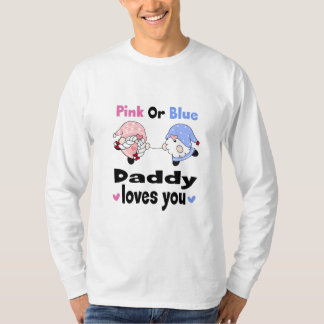 T-shirt Rose Ou Bleu - Maman Vous Aime ! Révélation du gen