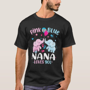 T-shirt Rose Ou Bleu Nana Vous Aime Genre Révéler Élép