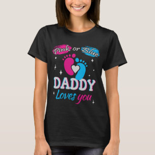 T-shirt Rose ou Bleu, papa t'aime