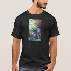 T-shirt ROSE OUBLIÉ combattant les chevaliers, l'argent et