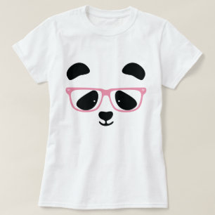 T-shirt Rose Panda mignon