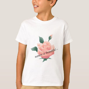 T-shirt Rose (Pêche) - Belle nature