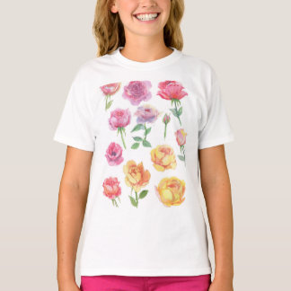 T-shirt Rose rose 