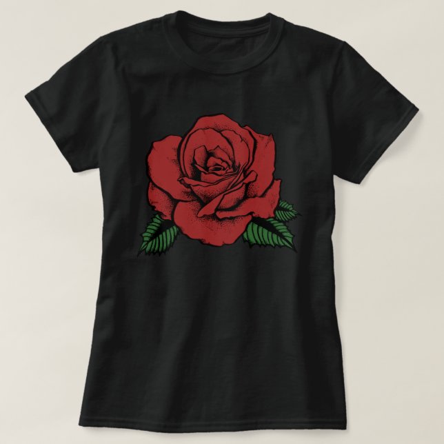 T-shirt rose rouge (Design devant)