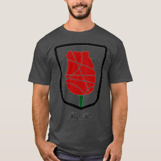 T-shirt rose rouge (1)