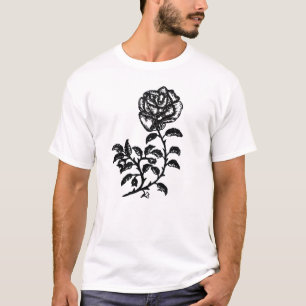 T-shirt Rose stylo et encre