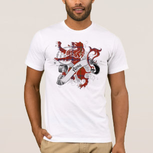 T-shirt Rose Tartan Lion
