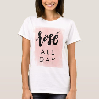 T-shirt Rosé toute la journée