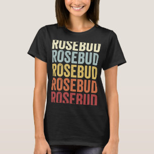 T-shirt Rosebud Dakota du Sud Rosebud SD Retro Texte Vinta