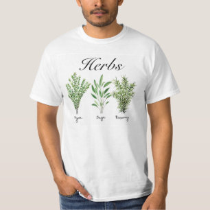 T-shirt Rosemary Herbes de Sage de thym Cuisine culinaire