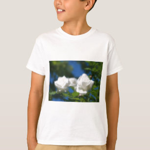 T-shirt Roses blanches